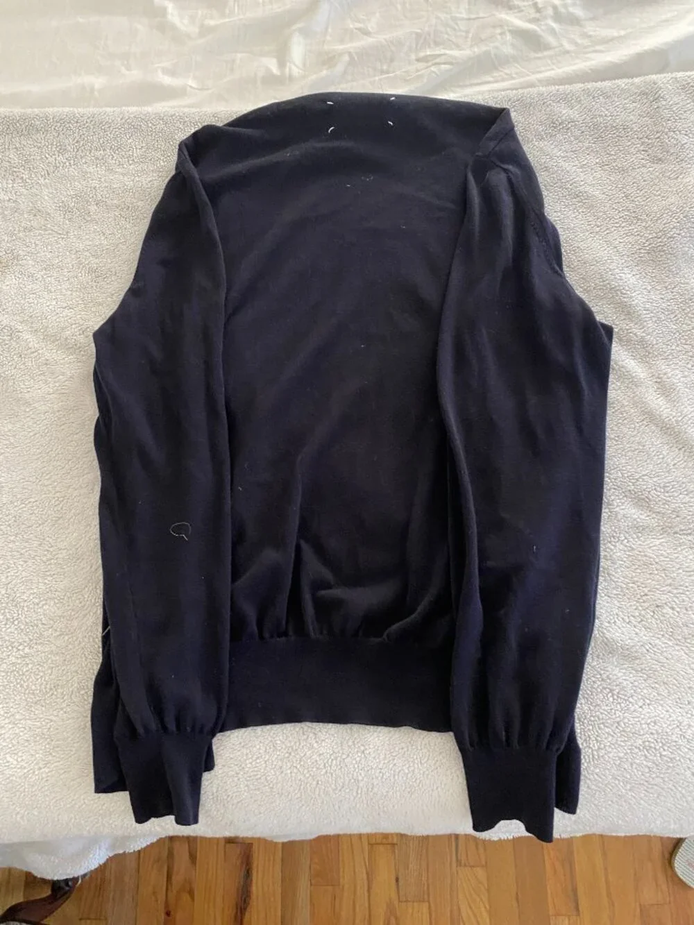 Maison Margiela Elbow Patch Cotton Cardigan